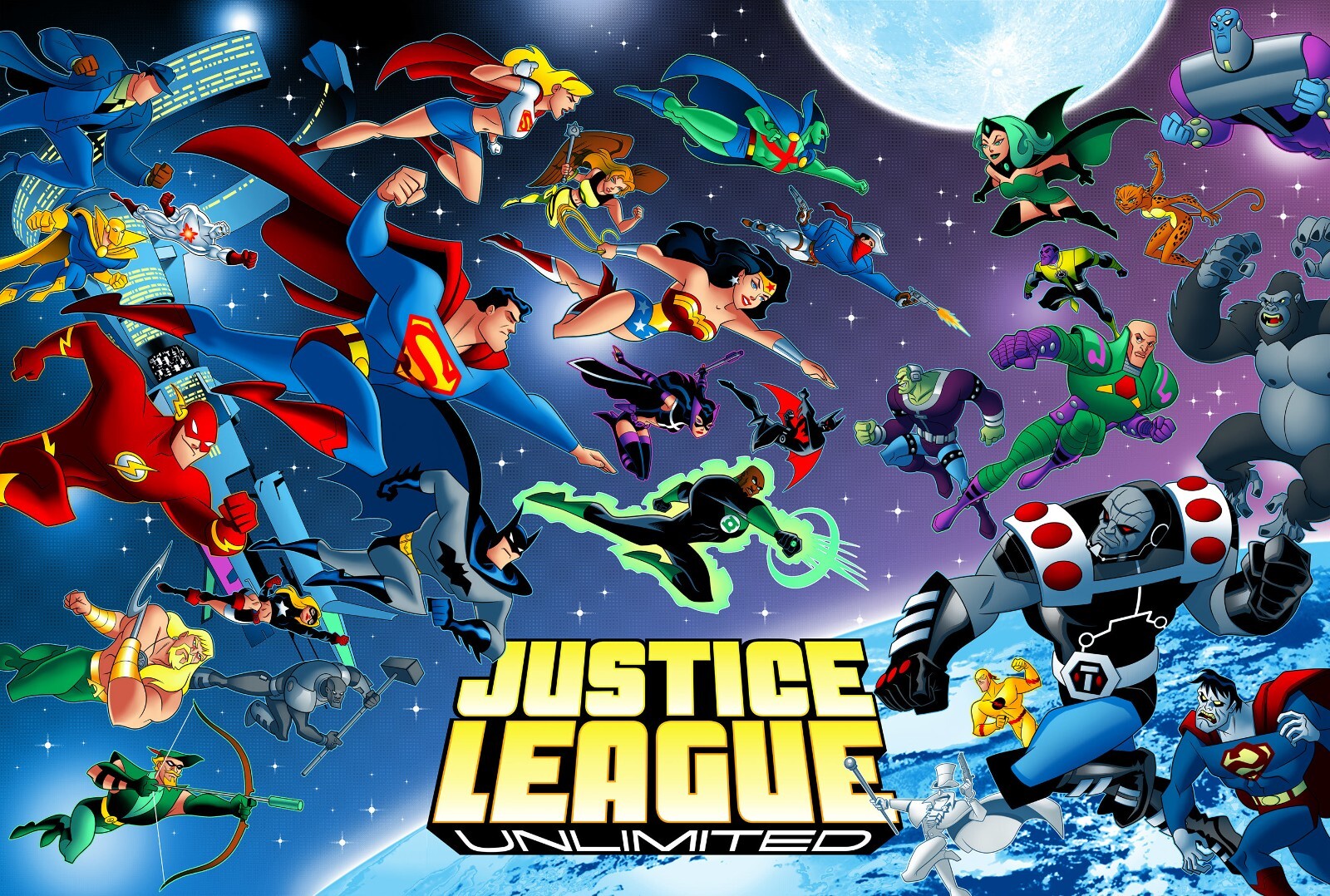 DC Justice League Unlimited TV Series PREMIUM POSTER MADE IN USA – LAS759