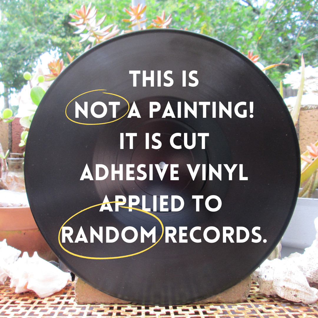 Prince lyrics on 12&Prime; vinyl record wall art, Let&rsquo;s Go Crazy song, Dearly Beloved