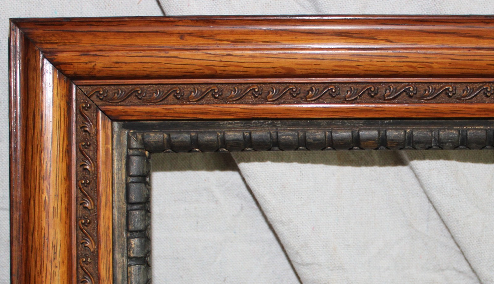 ANTIQUE FITS 14 X 17 FRENCH BAROQUE PICTURE FRAME ORNATE WOOD GOLD GILT FINE ART