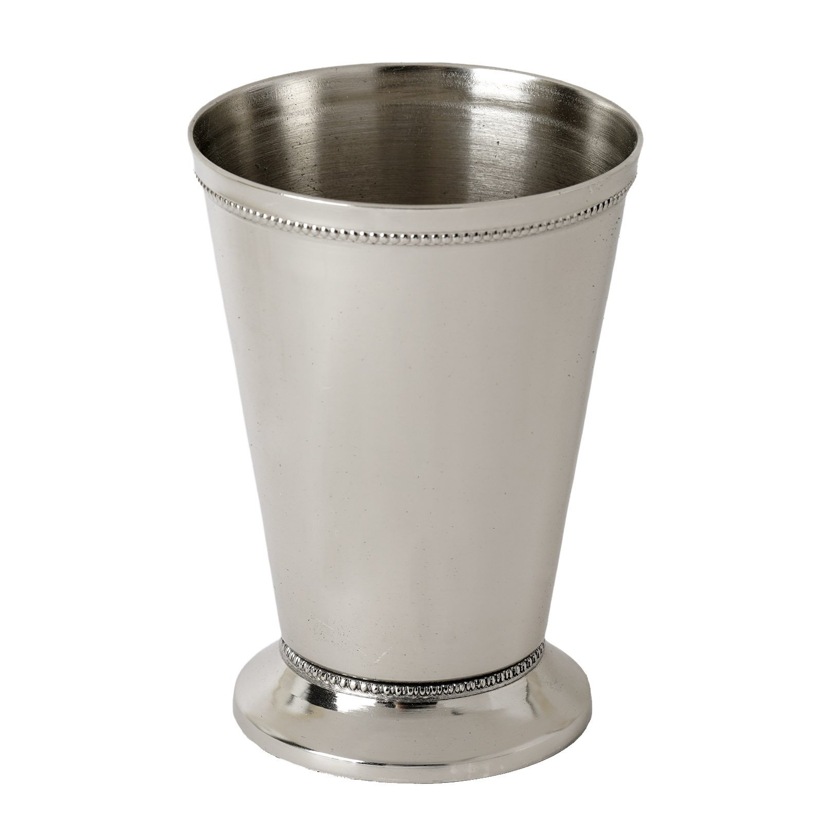 4.5&Prime; tall Silver Mint Julep Cup Metal Vase Wedding Party Tableware Centerpieces