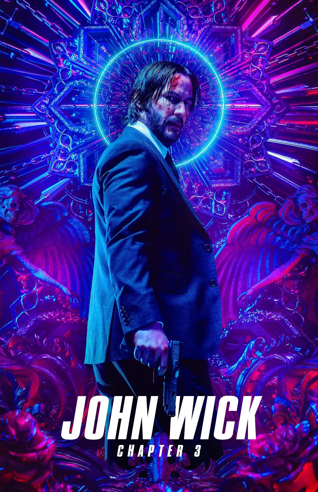 AA2448 John Wick Chapter 3 Parabellum Film 2019 Star Actor Movie Poster 11×17