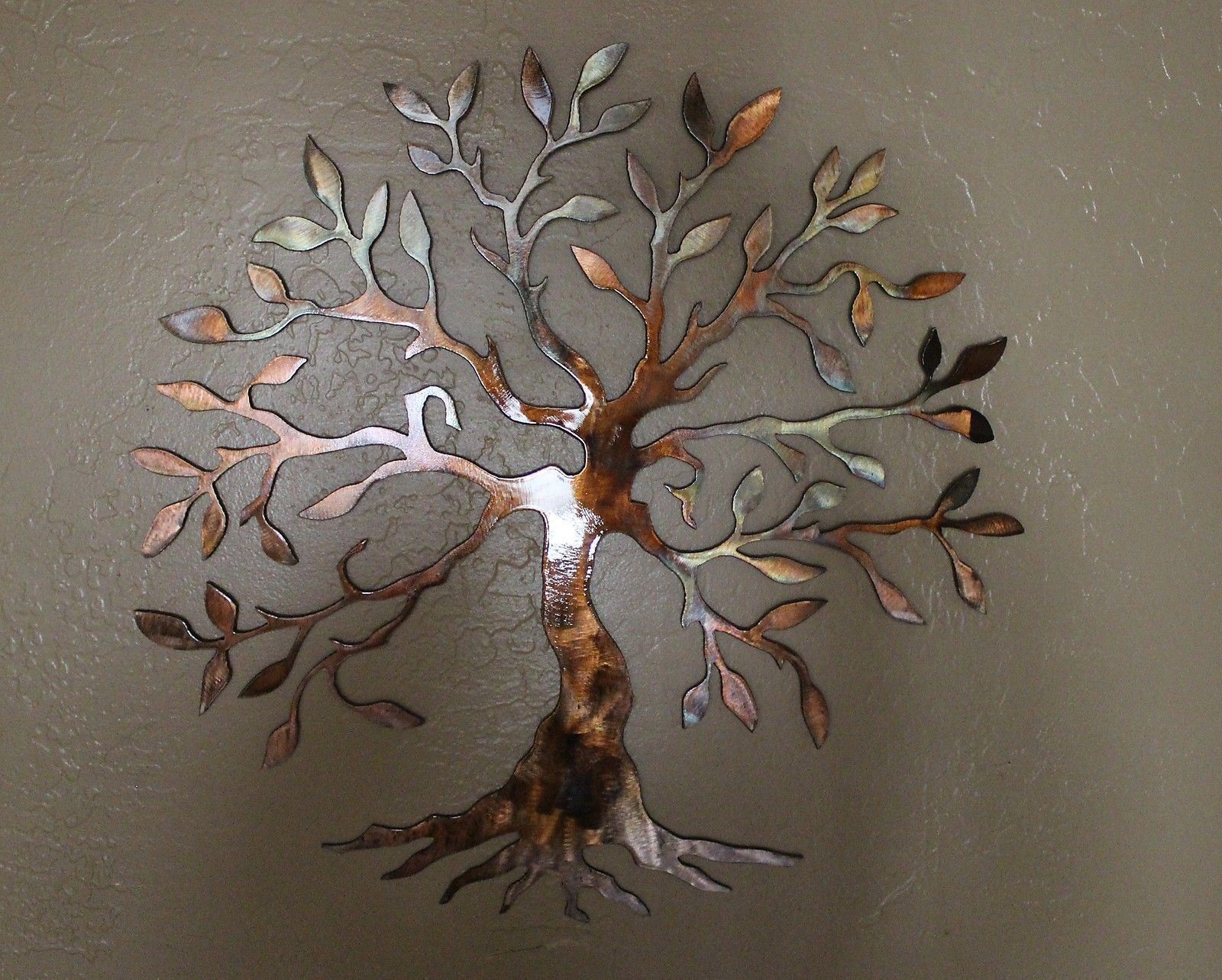 Olive Tree of Life – Metal Wall Art – Copper 36&Prime;