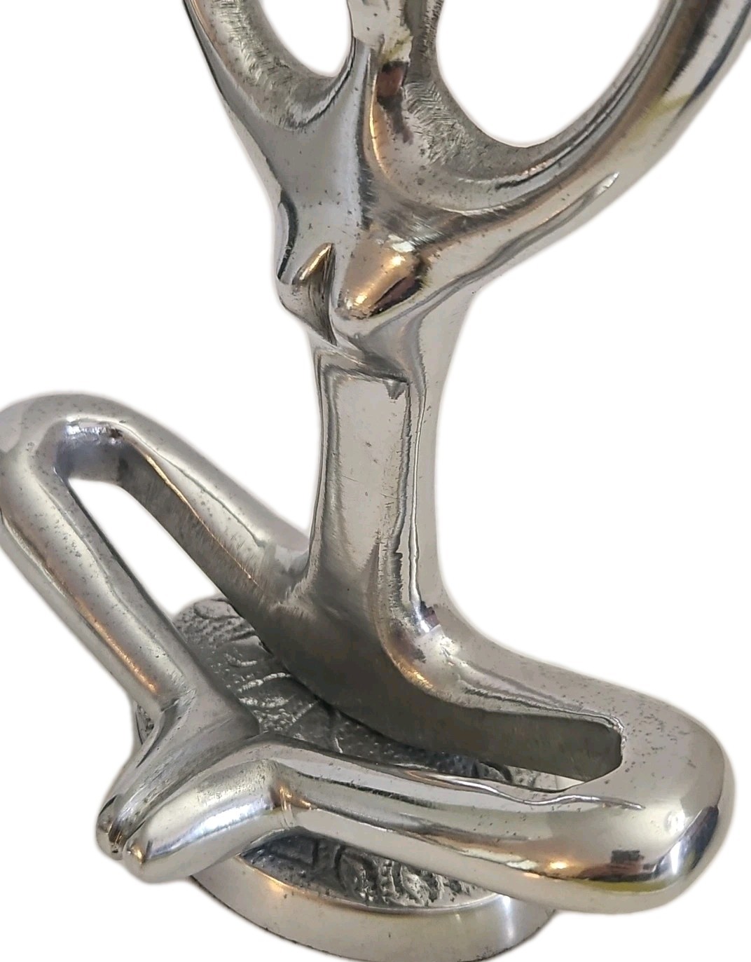 Yoga Sculpture Namaste Metal Abstract Art Figurine Statue Zen Decoration 9.75&Prime;