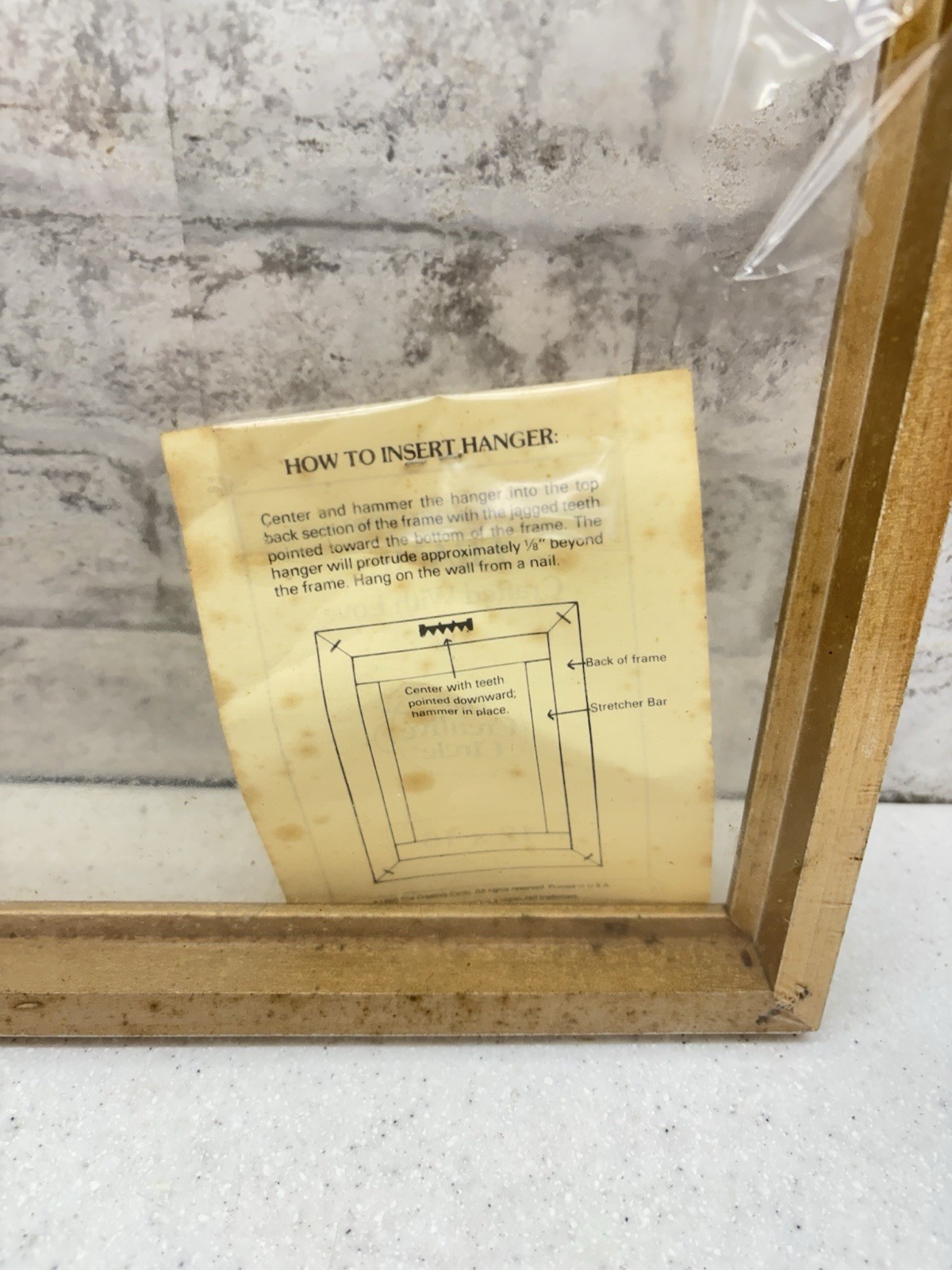 Creative Circle 12×16 Solid Wood Gold Color Picture Frame