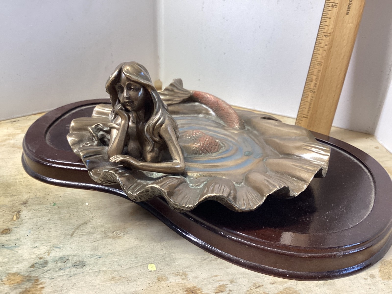 SUMMIT COLLECTION Art Nouveau Mermaid Tray