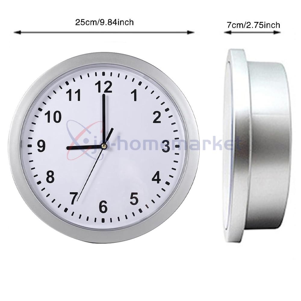 Wall Mounted Clock with Door for Storage Secret Interior Compartment