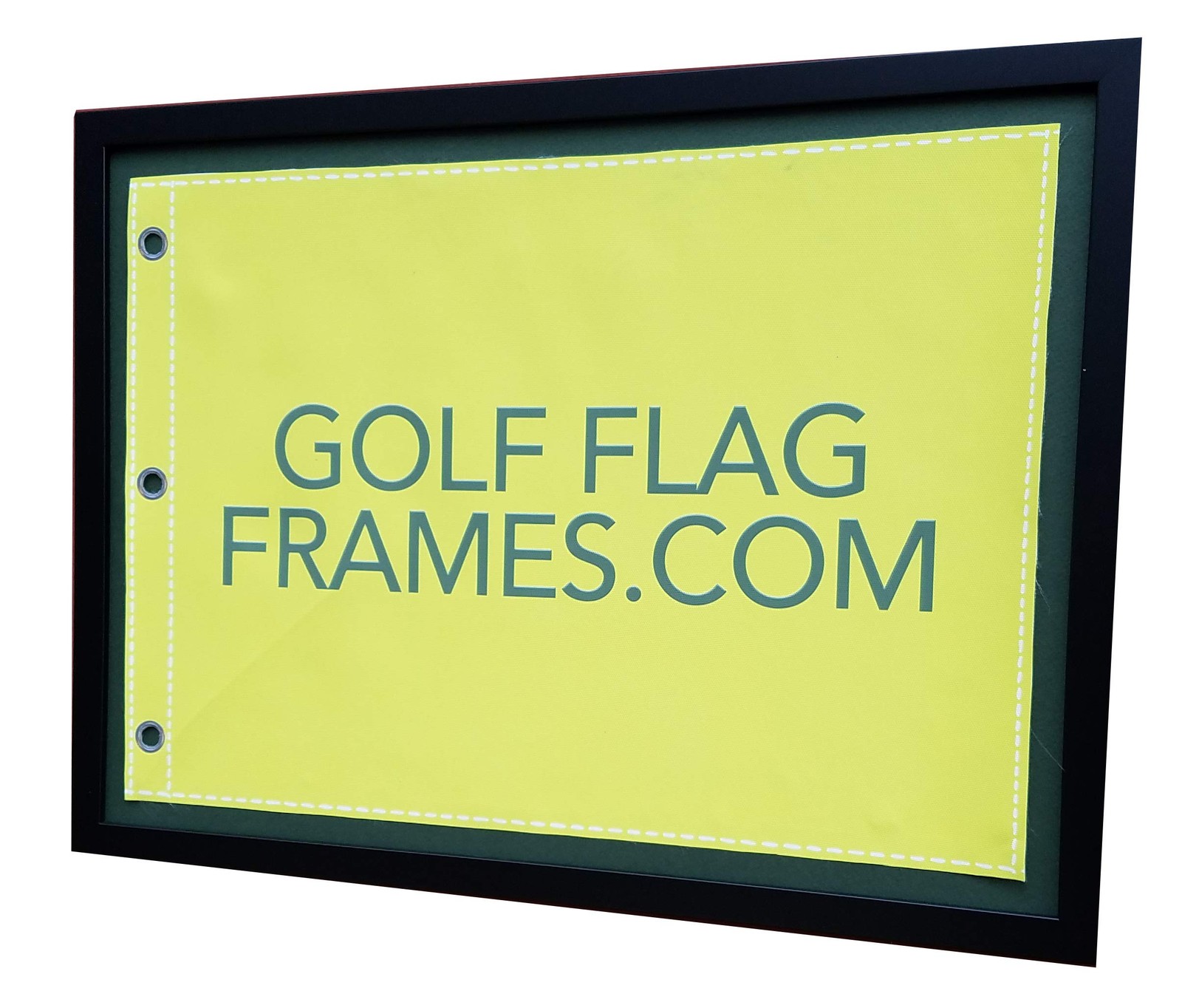 Compact Black Golf Flag Frame, Moulding blk-007, NEW Fairway Green and Black …