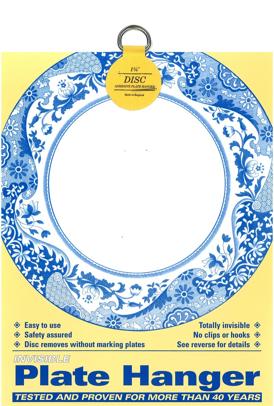 Disc Adhesive Plate Hangers Small Assorted Set of 2×1.25&Prime;, 2×2&Prime;, and 2×3&Prime;
