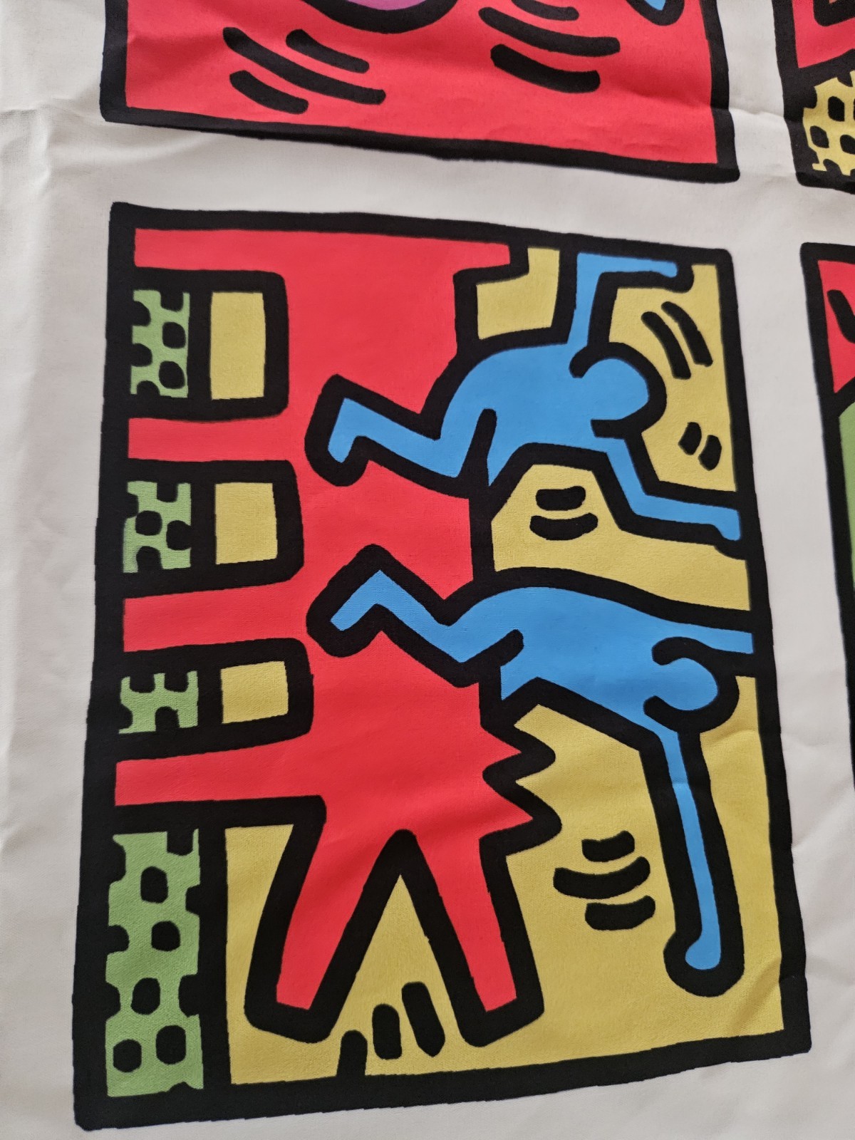 Keith Haring Retrospective 1889 Art Tablecloth Banner Flag Wall Hanging Fabric