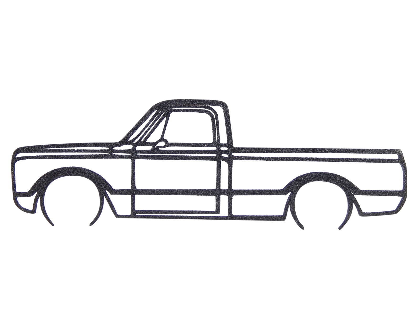 1972 Chevrolet C10 Pickup Square Body Wall Art Silhouette Garage Man Cave Decor
