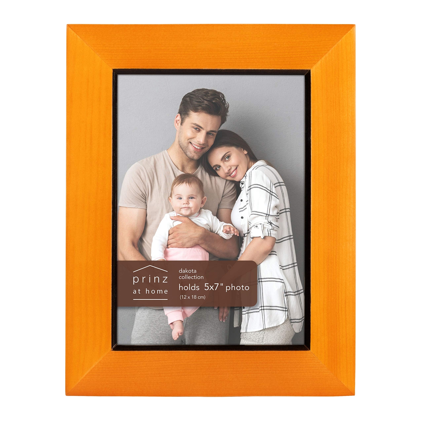 PRINZ Dakota Table Top Frame, Chestnut, 5&Prime; x 7&Prime; Home Decor Frame with Stand