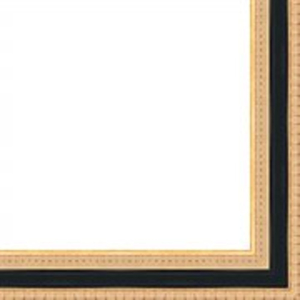 12×16 12 x 16 Traditional Gold with Black Photo Frame UV Acrylic Acid Free Great