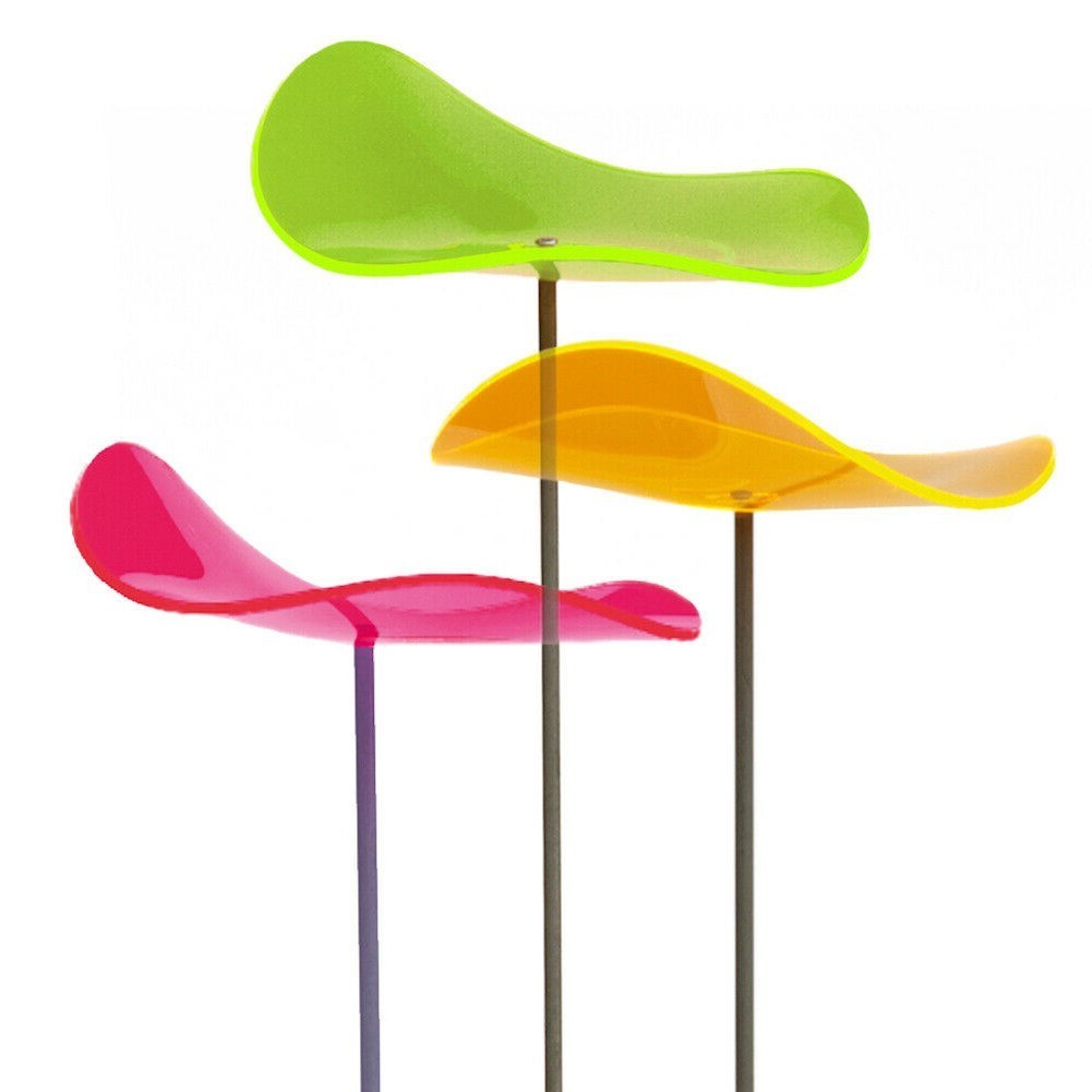 Cazador-del-sol suncatcher-10&Prime; Tall 3.25&Prime; Petal- Set of (3) Red,Yellow, Green