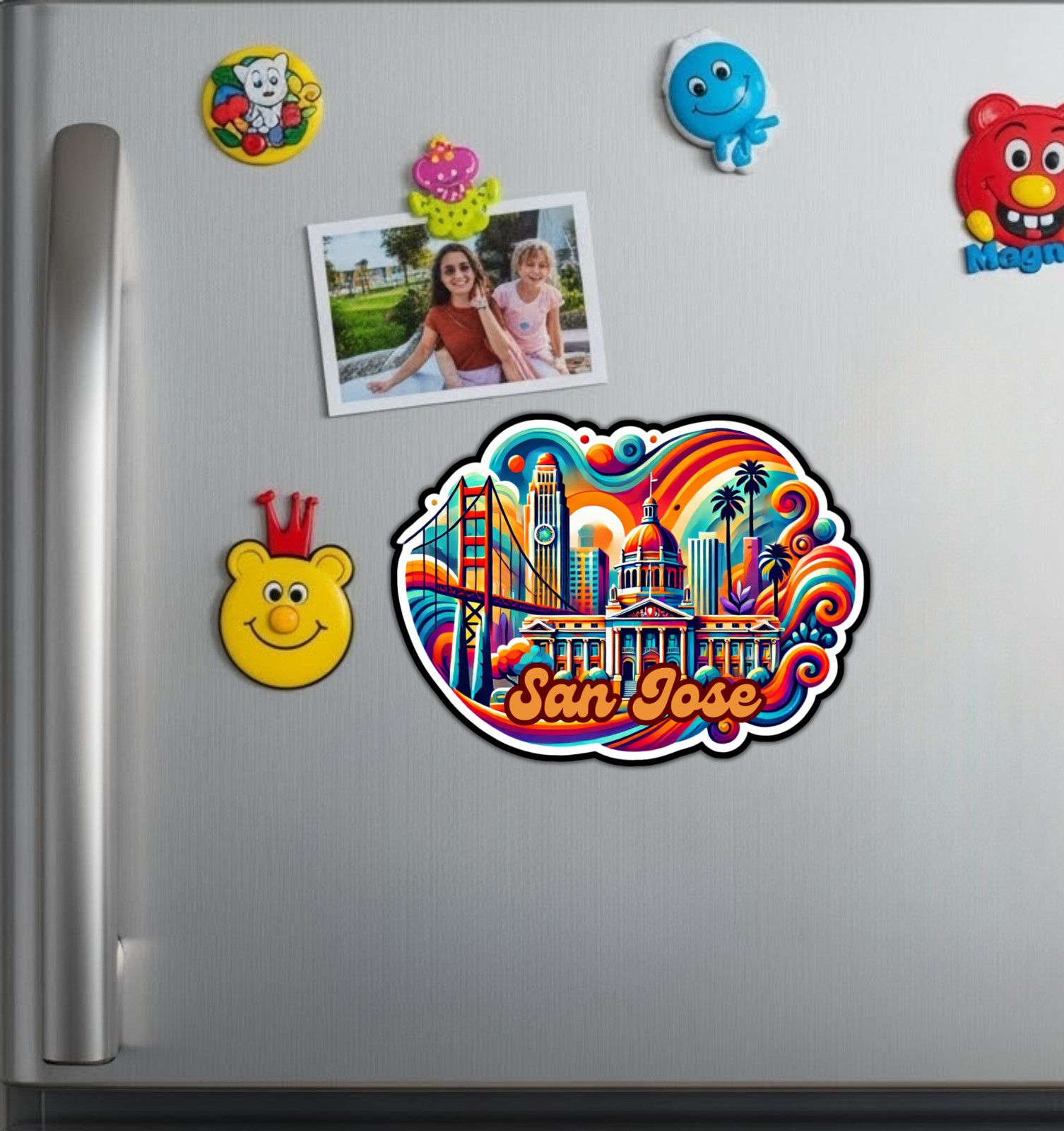 San Jose California Magnet or Sticker