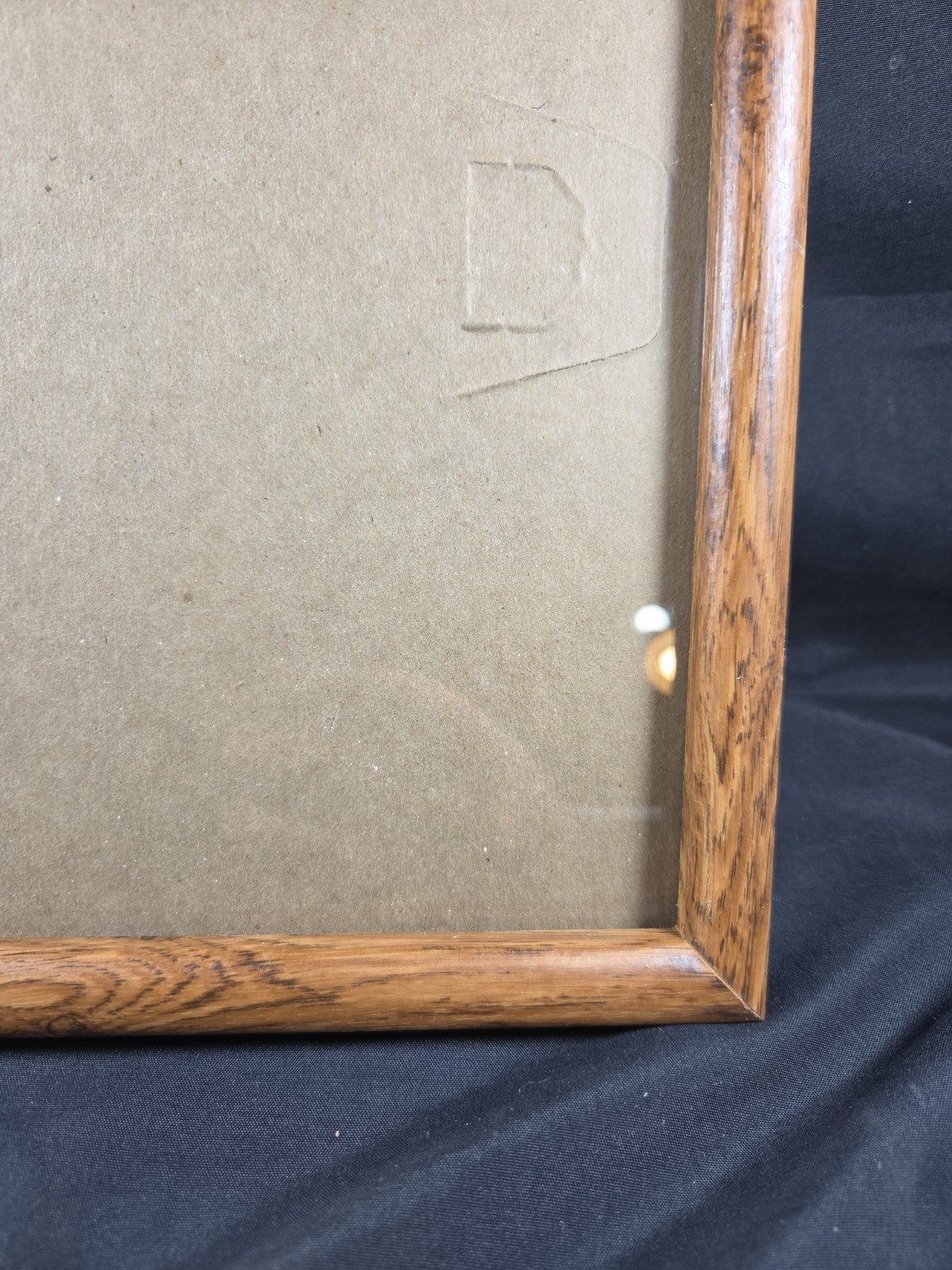 Vintage Wood Grain Picture Rounded Frame – Wall Hang 8X10 –
