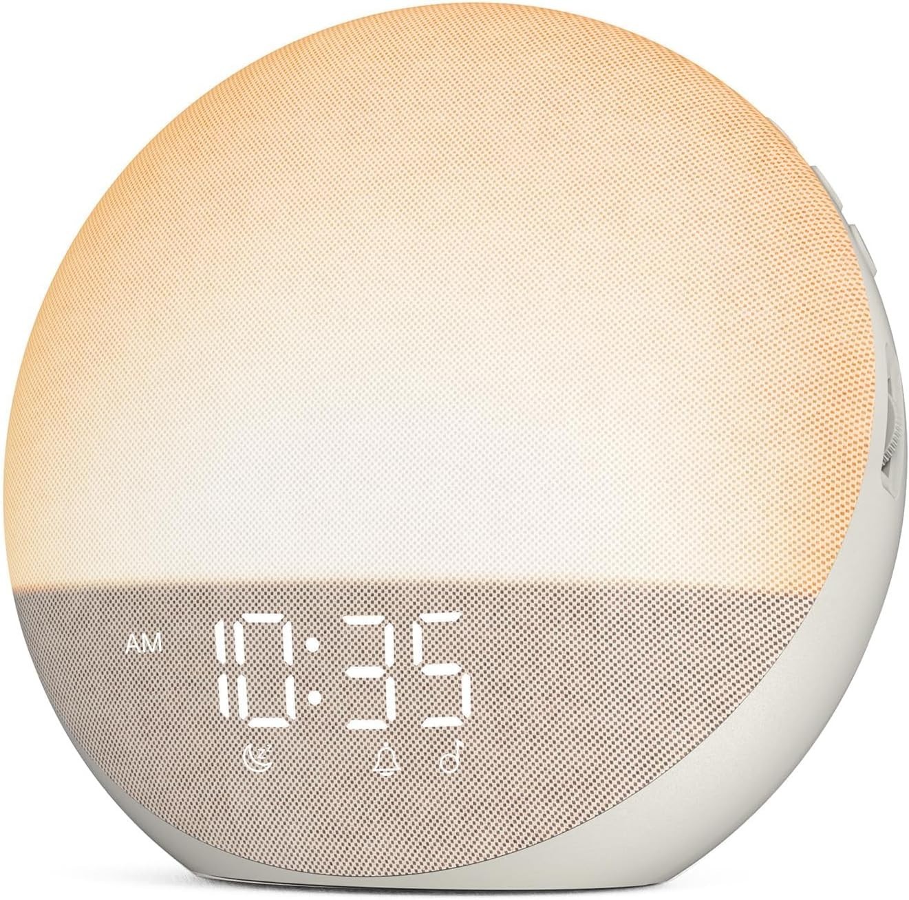 Customizable Wake-Up Alarm Clock with Bluetooth Speaker & Gentle Sound Options