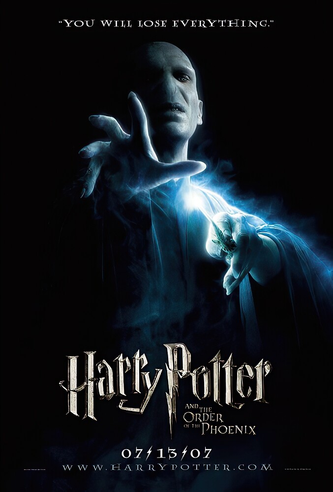 Harry Potter And Order Of The Phoenix – Movie Poster / Print (Voldemort)