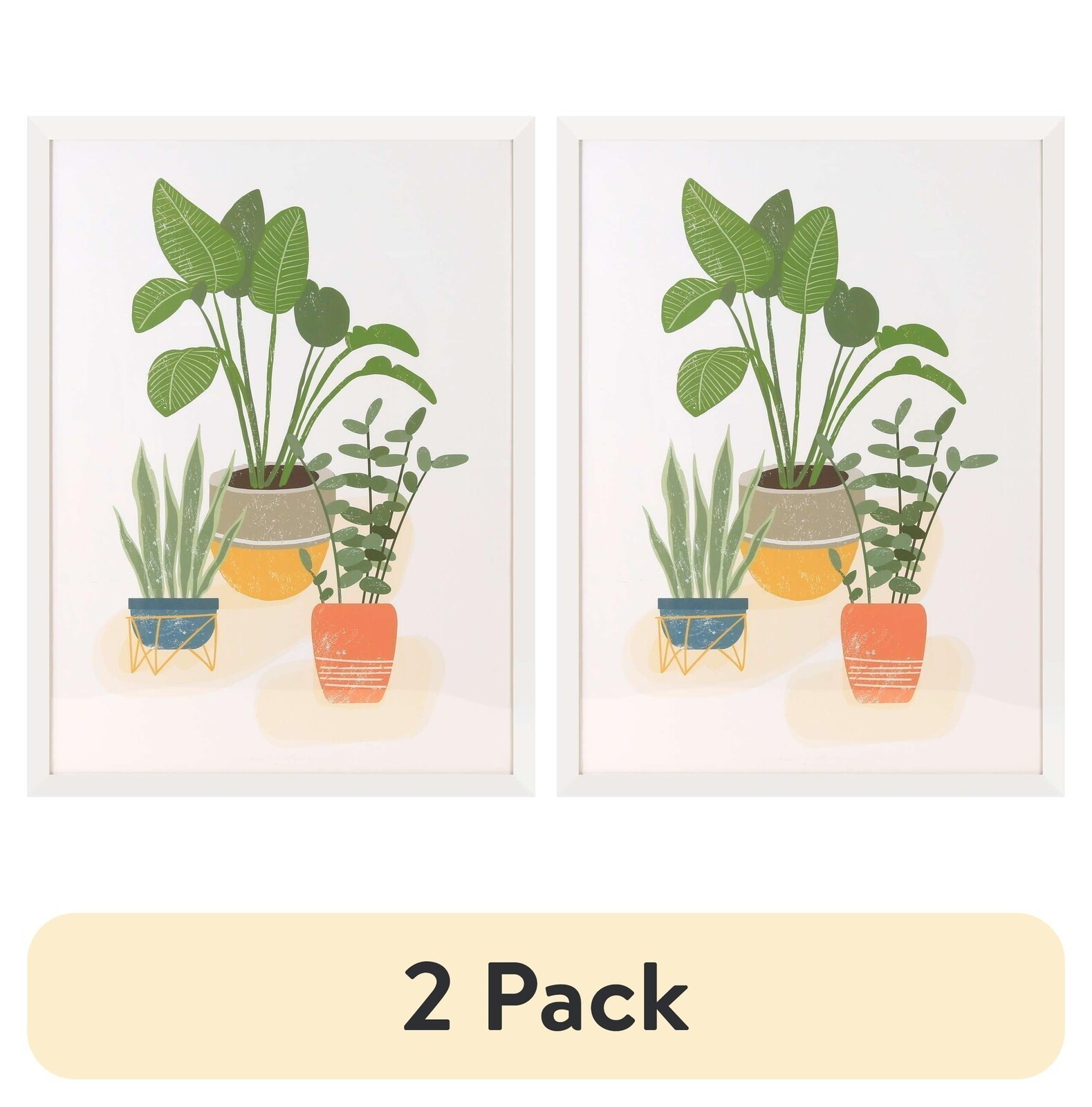 18×24 Poster Frame 2 Pack Wall Hanging Picture Frame Horizontal Vertical Use