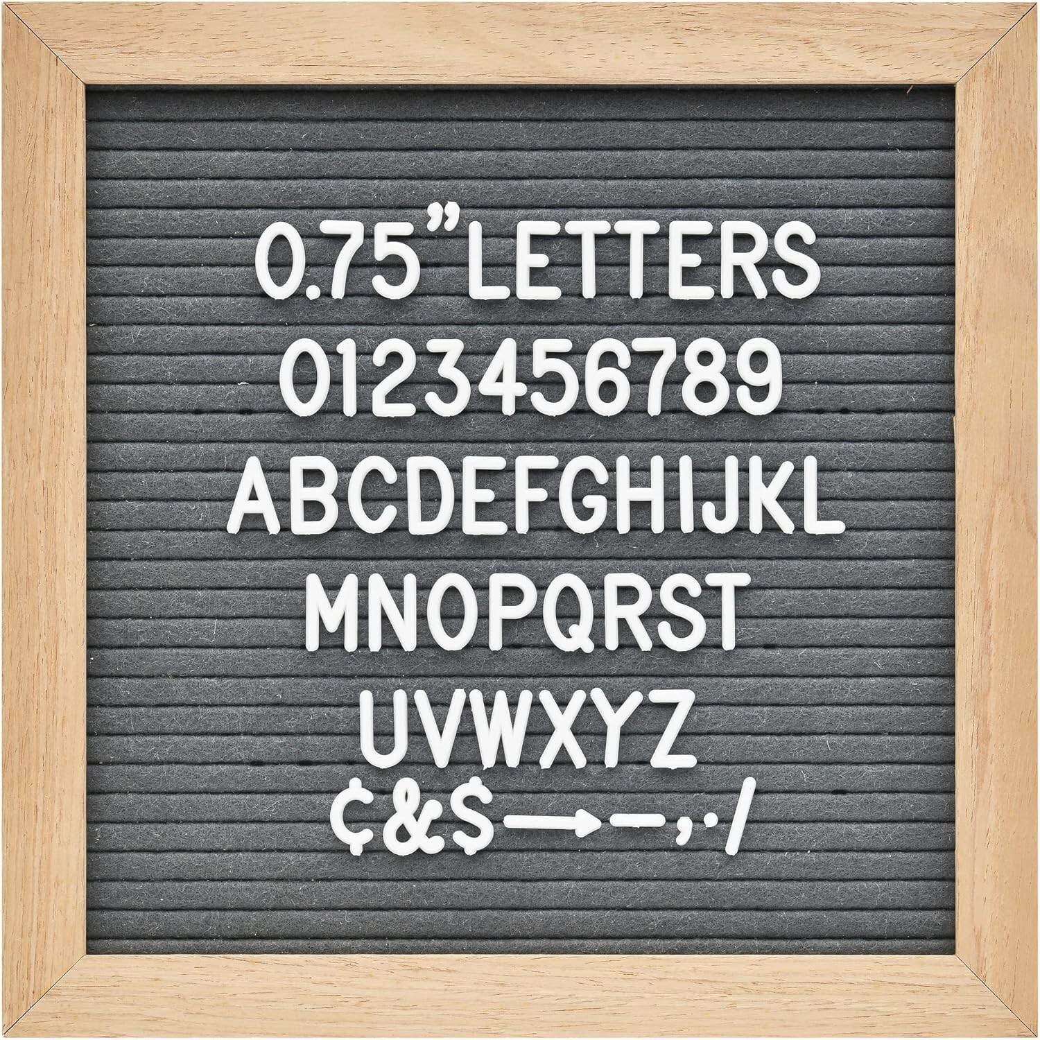 Versatile 3/4 Inch White Plastic Letters, Numbers & Symbols for Any Occasion