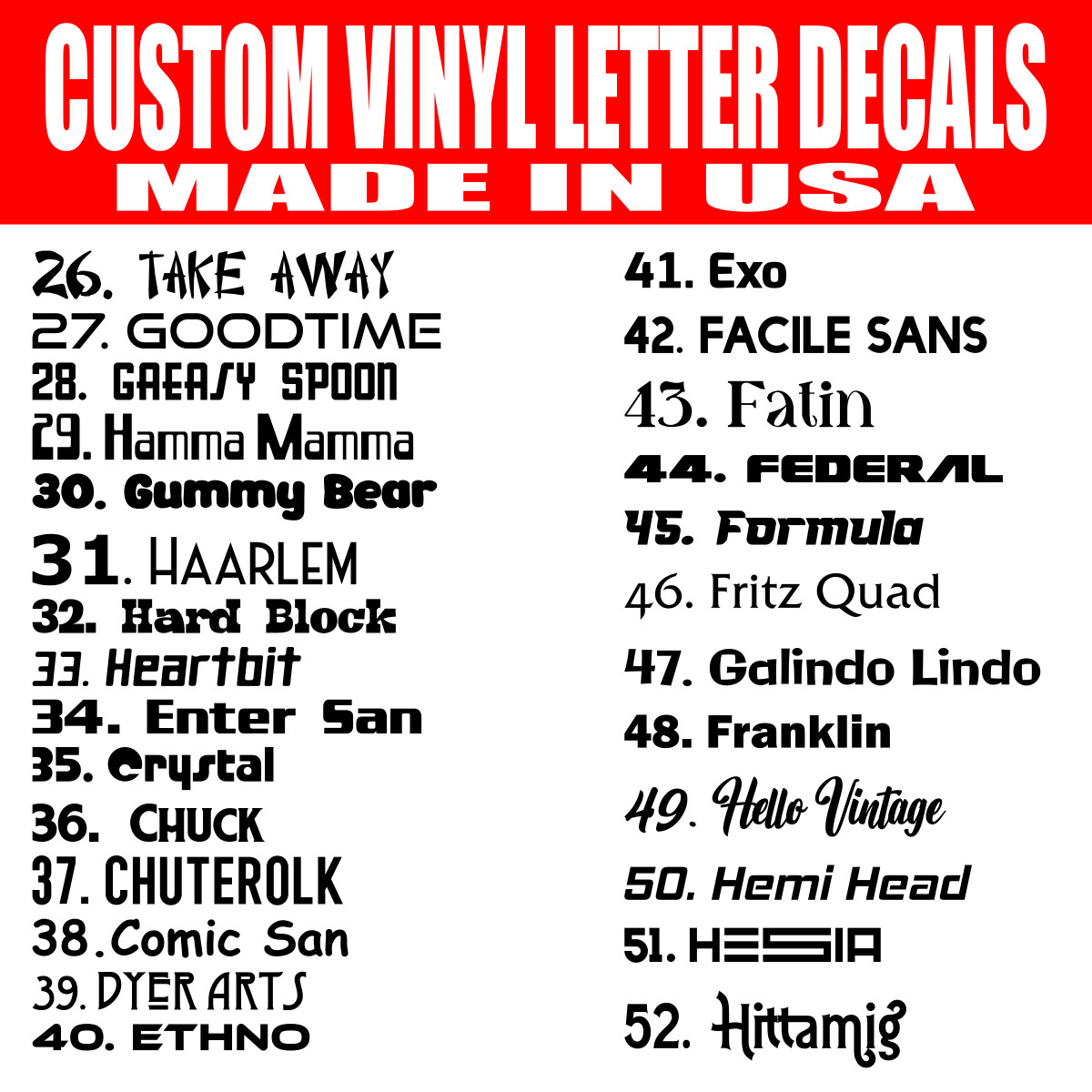 Personalized Custom Vinyl Lettering Decal Sticker Window Text Name Car Wall Door