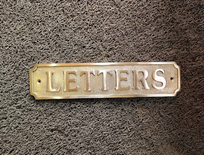 Cast Brass custom door signs & plaques – Custom language plaques – Custom name s