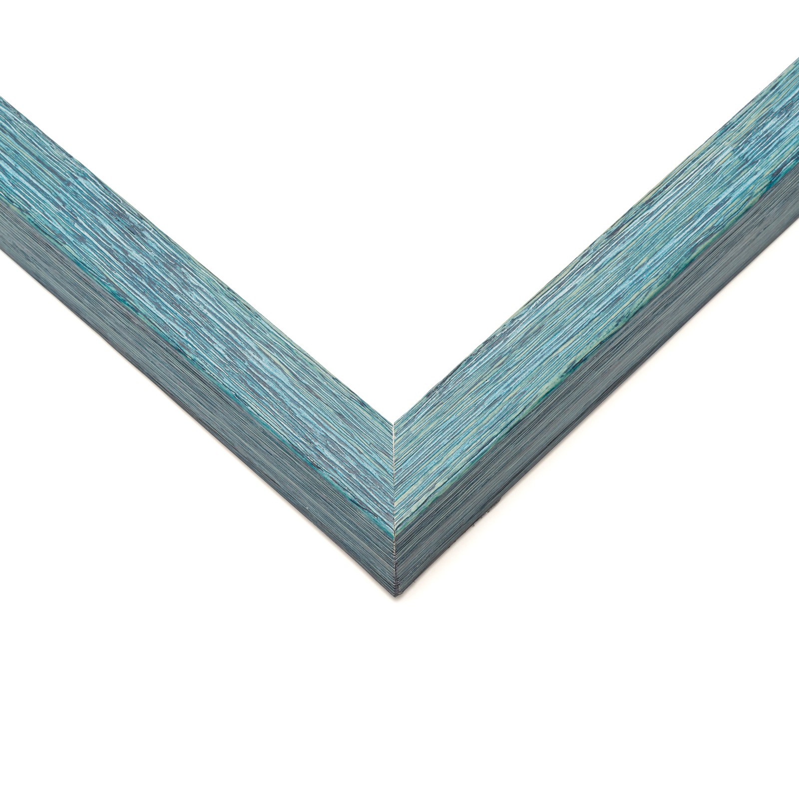 5×10 In Shadow Box Frame Blue | 1.125 inches Deep Real Wood Rustic Shadowbox Dis