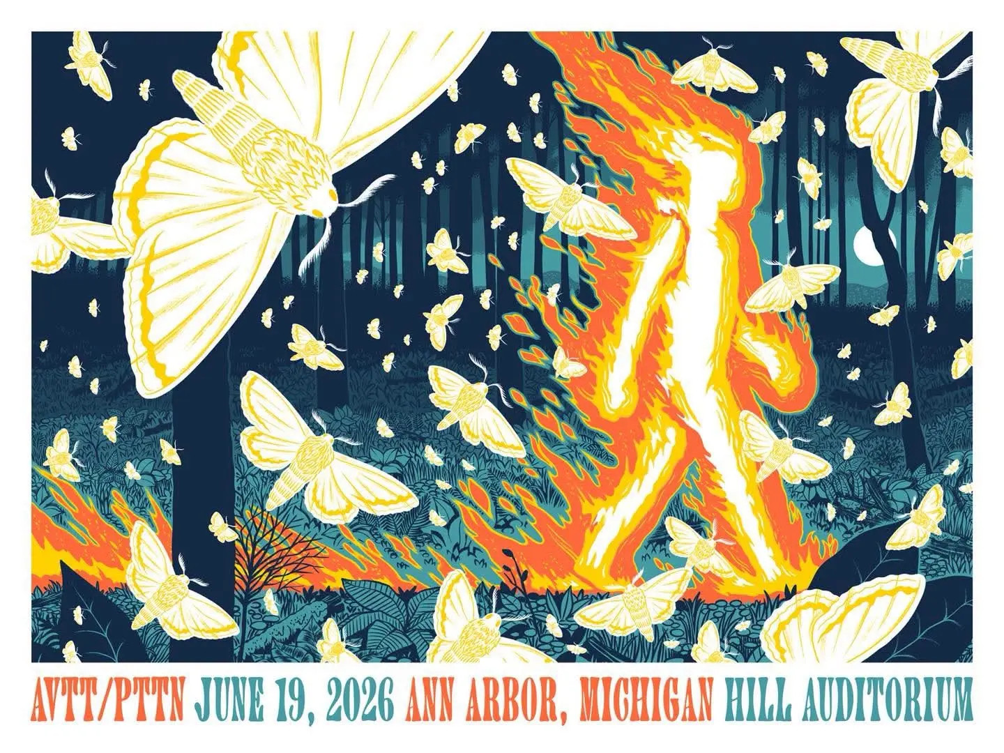 AVTT/PTTN Concert Poster June 19 2026 Ann Arbor Michigan