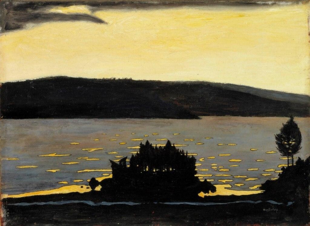 Spring Evening During Break-Up of the Ice 1897 Hugo Simberg Finnish Symbolist