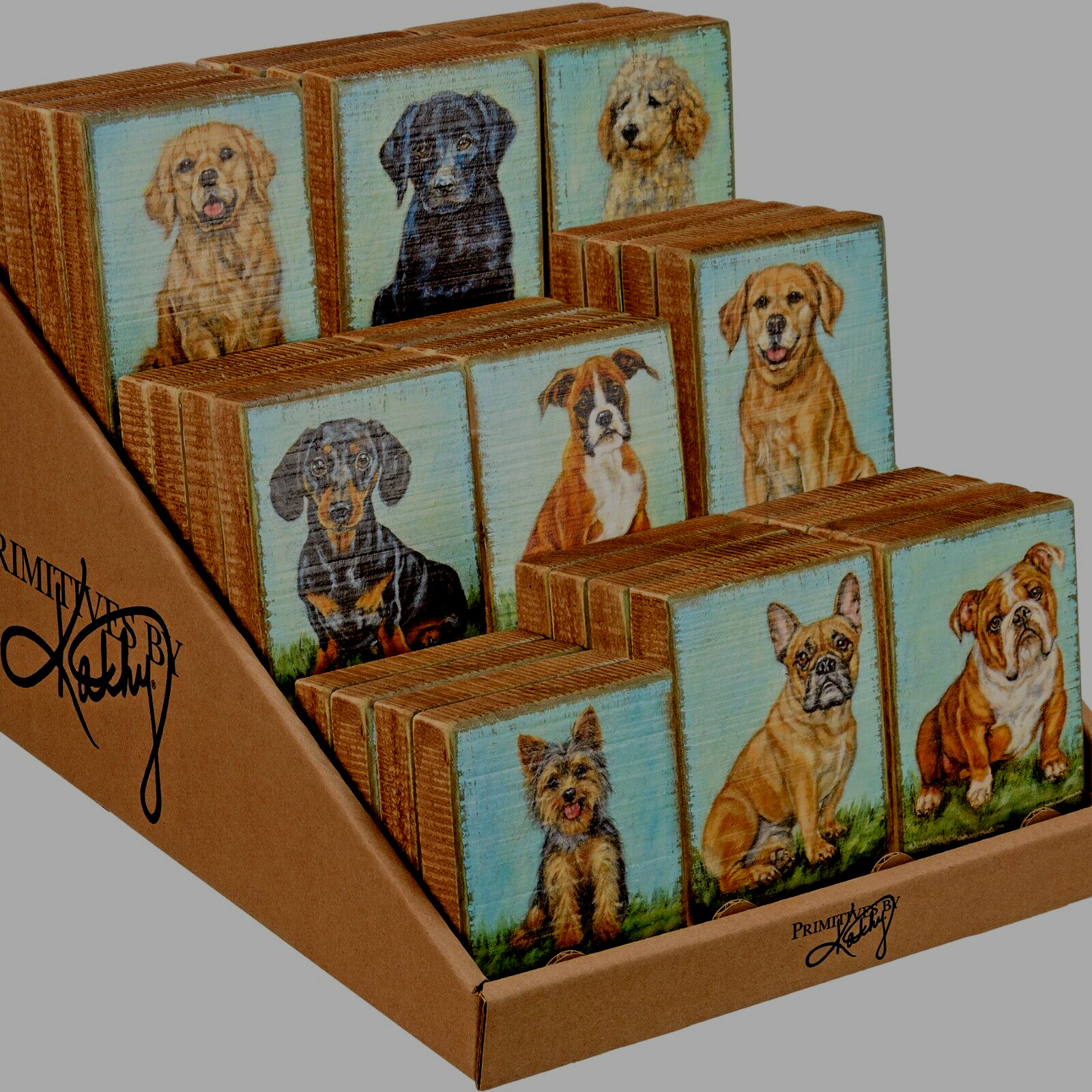 Dog « Breed Specific » Colorful Block Signs – Choose your dog! Great gift!