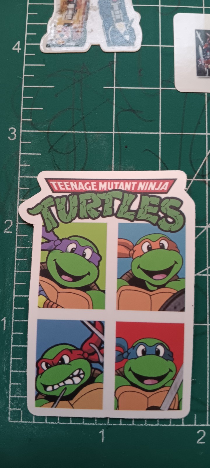 TMNT X MATTE DIE-CUT STICKER X 2003-2009 VERSION X TMNT X 2.5 INCH