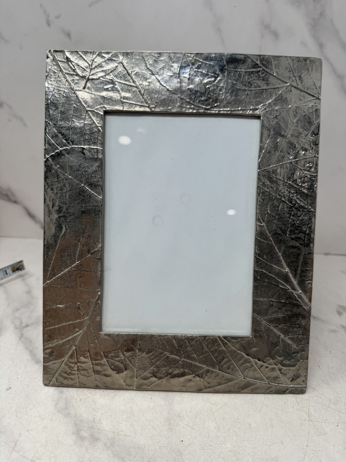 Michael Aram Silver Botanical Leaf Photo Frame 6×8” Holds 4×6 Photo – Stunning!