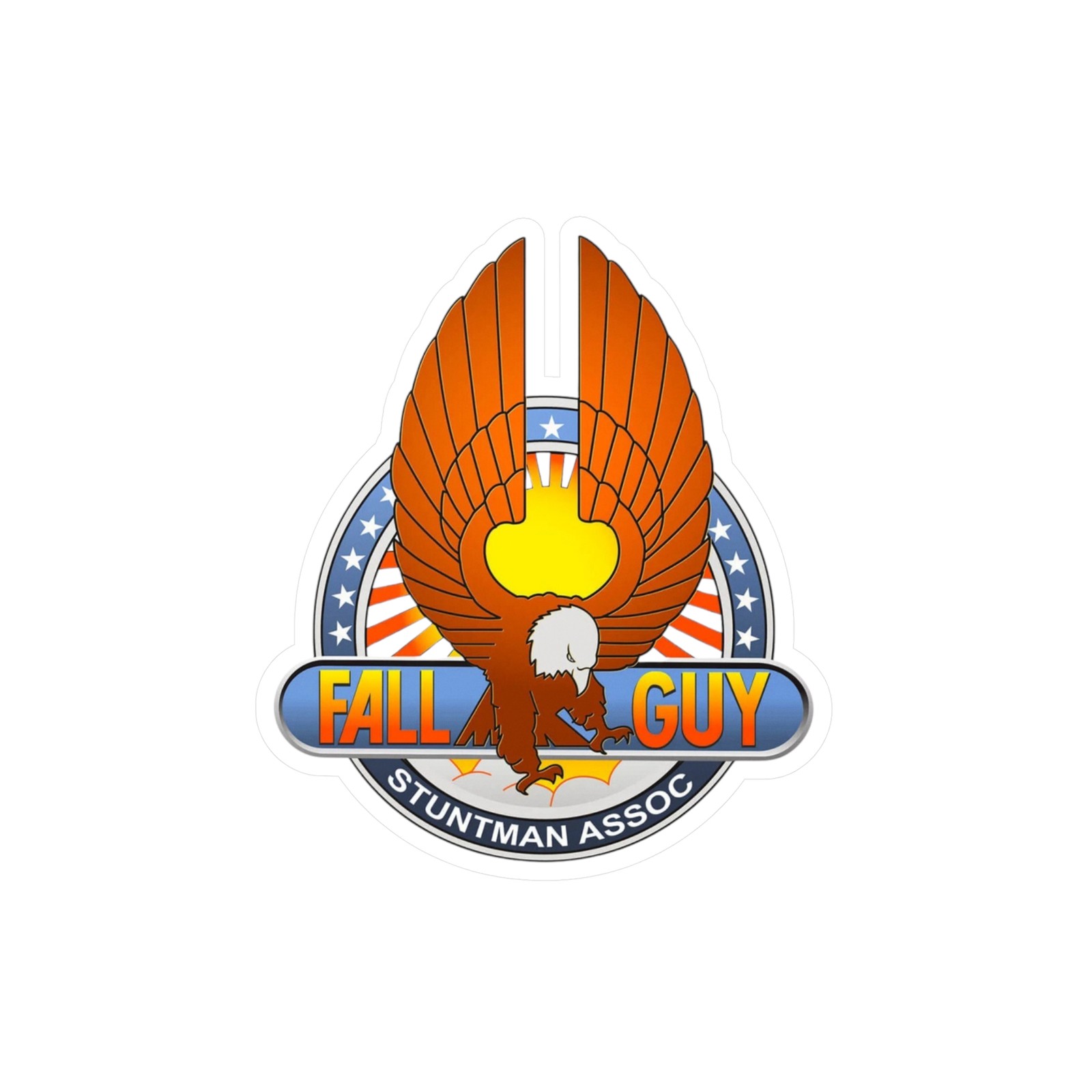 Stunt Man Kiss-Cut Vinyl Decals, Fall Guy Decals, Action Movie Decals, Movie
