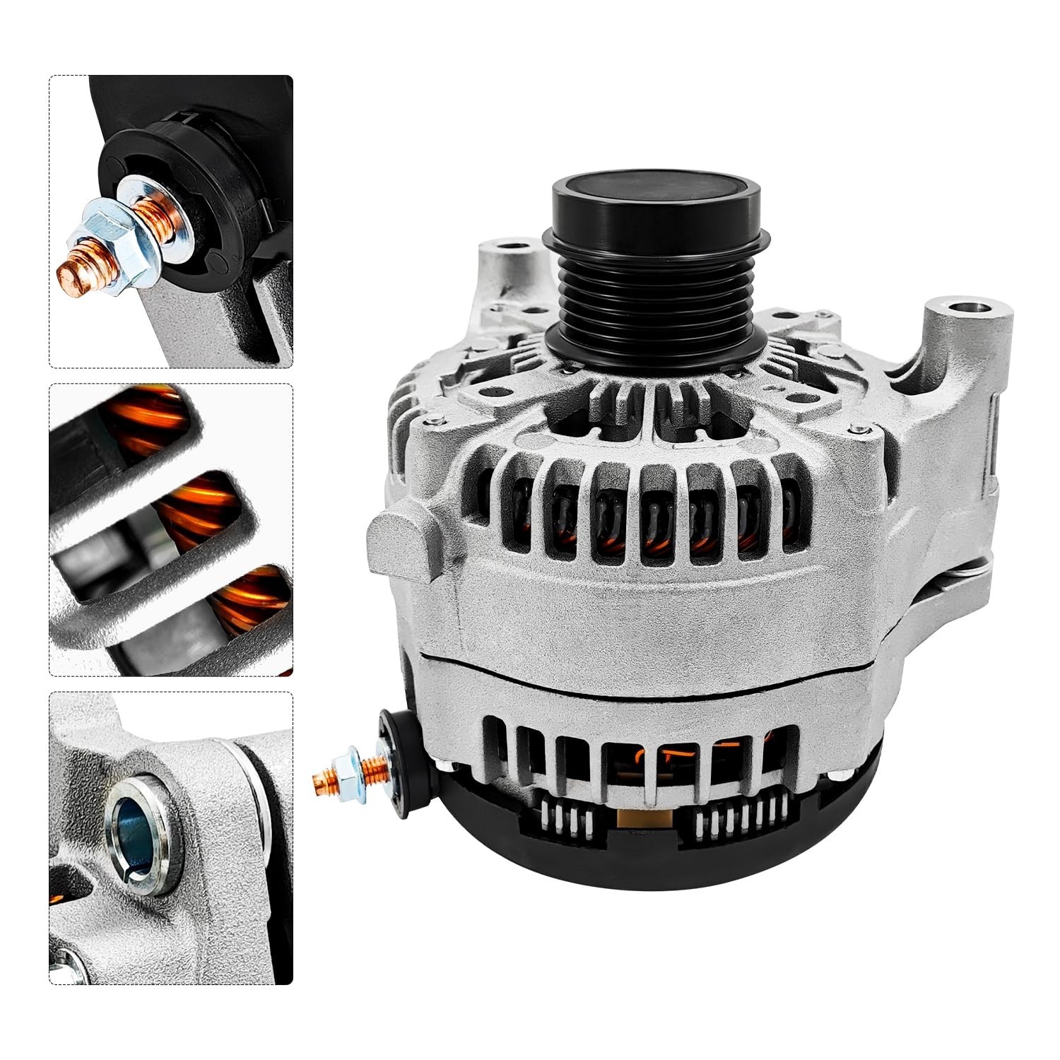 300AMP 11584 Alternator Compatible with Jeep Wrangler/Wrangler JK 3.6L V6 201…