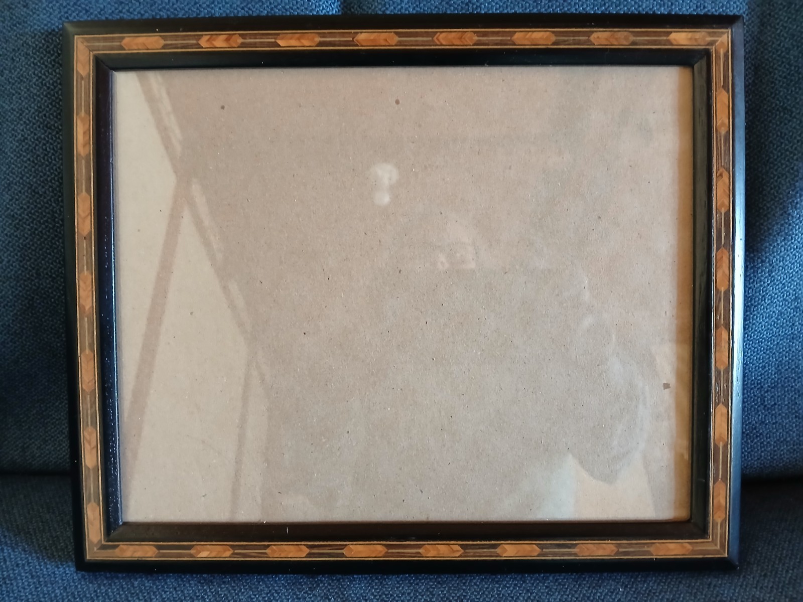 Handcrafted Inlaid? Photo Frame. Browns. Fits 9.75 X 7.75&Prime; Made In Thailand