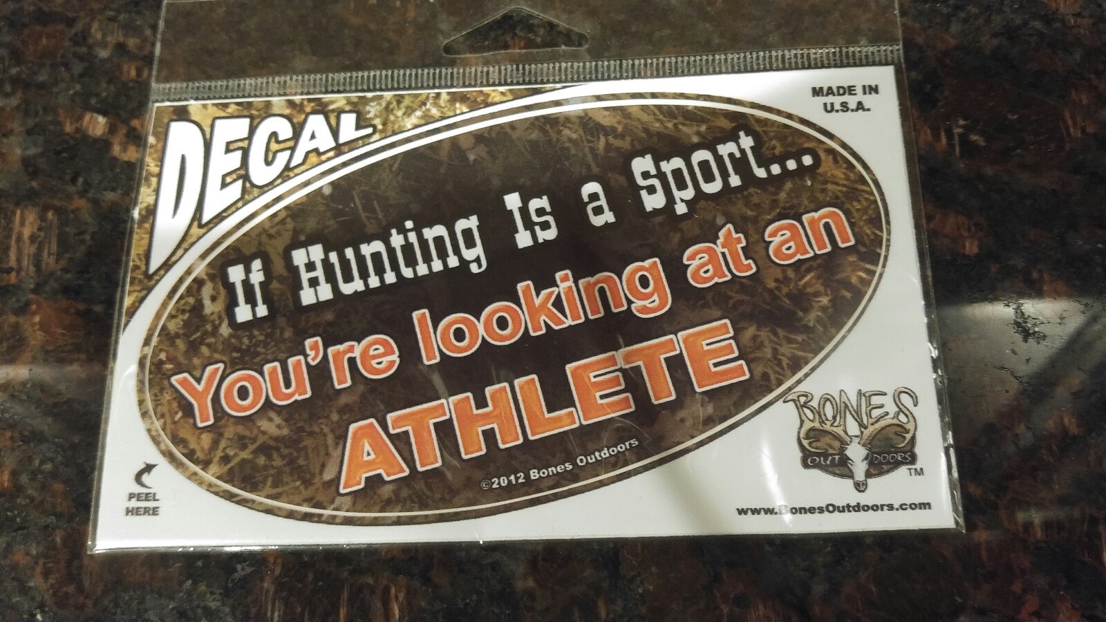 Hunting Decal Sticker Car If Hunting Is A Sport You&rsquo;re Looking At An Athlete