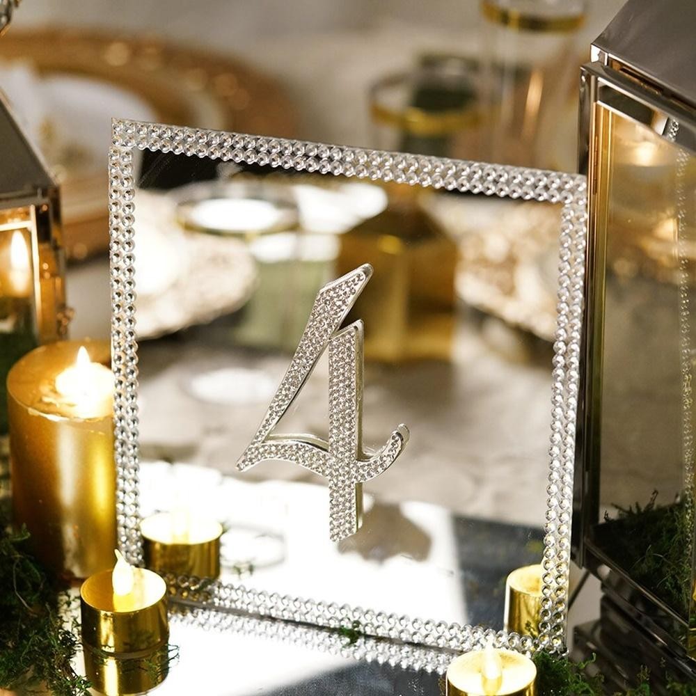 30 pcs 8&Prime; Square MIRRORS Wedding Party Reception CENTERPIECES Wholesale Supplies