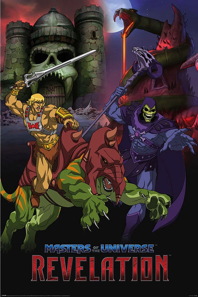 Poster Studio B – Masters of the Universe Revelation He-Man 24×36&Prime; NEW Cartoon