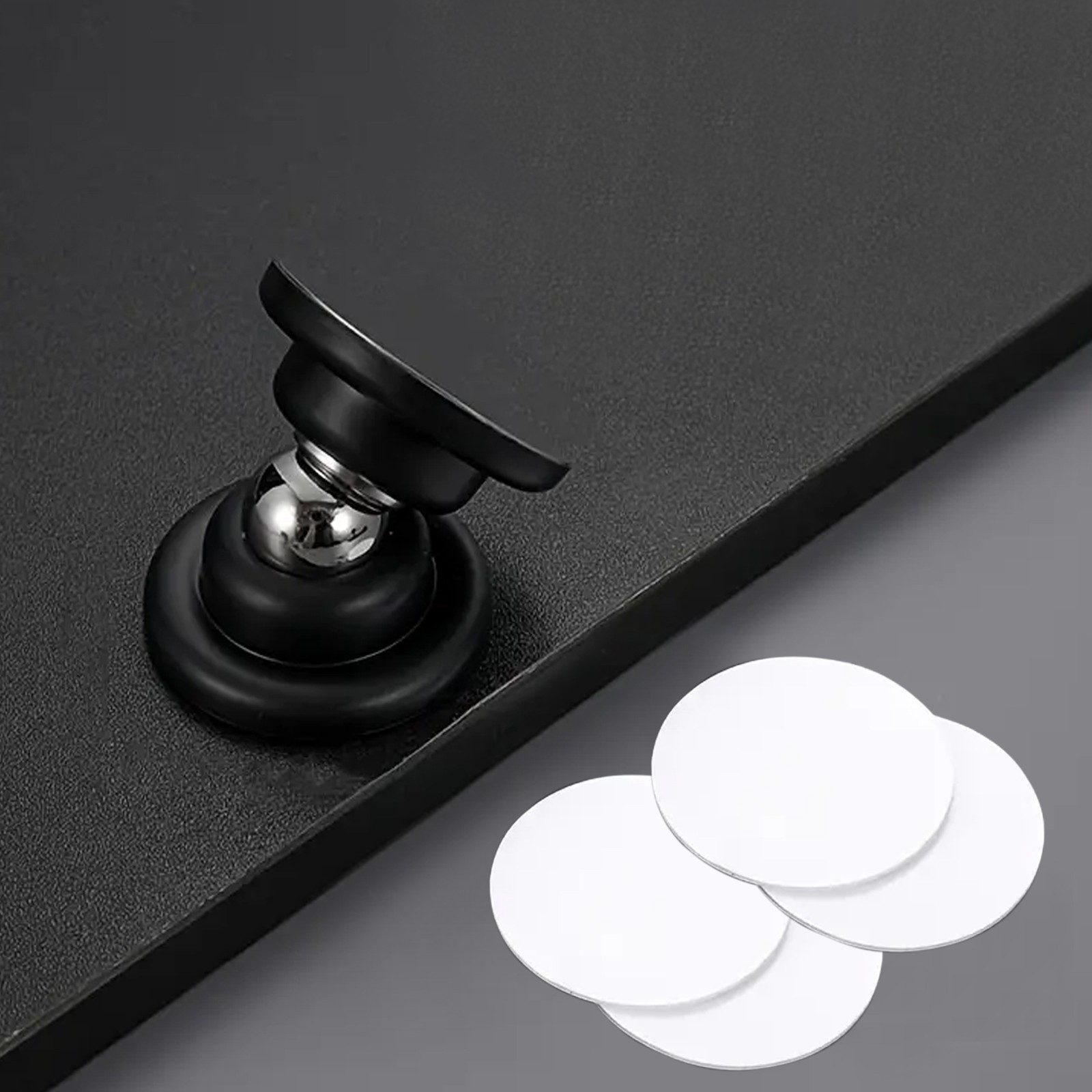 1pc Magnetic Door Stopper: Strong Silicone Anti-Collision Silent Catch – NEW