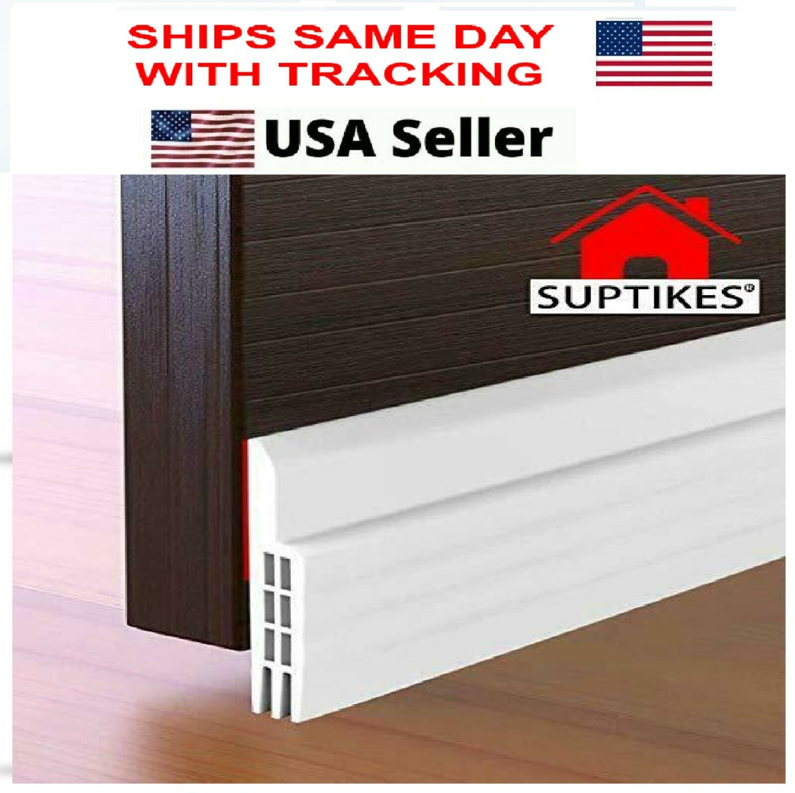 Suptikes Door Draft Stopper Under Door Seal for Exterior Interior Doors, Door S