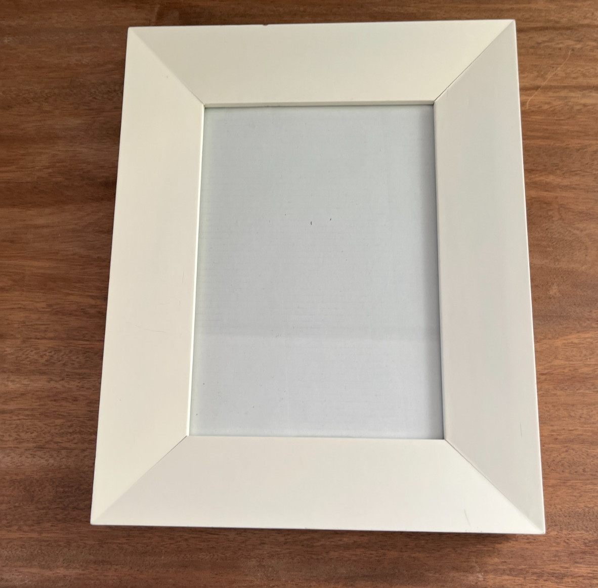 Pottery Barn 5&Prime; x 7&Prime; White Ivory Cream Photo Picture Frame-VGUC