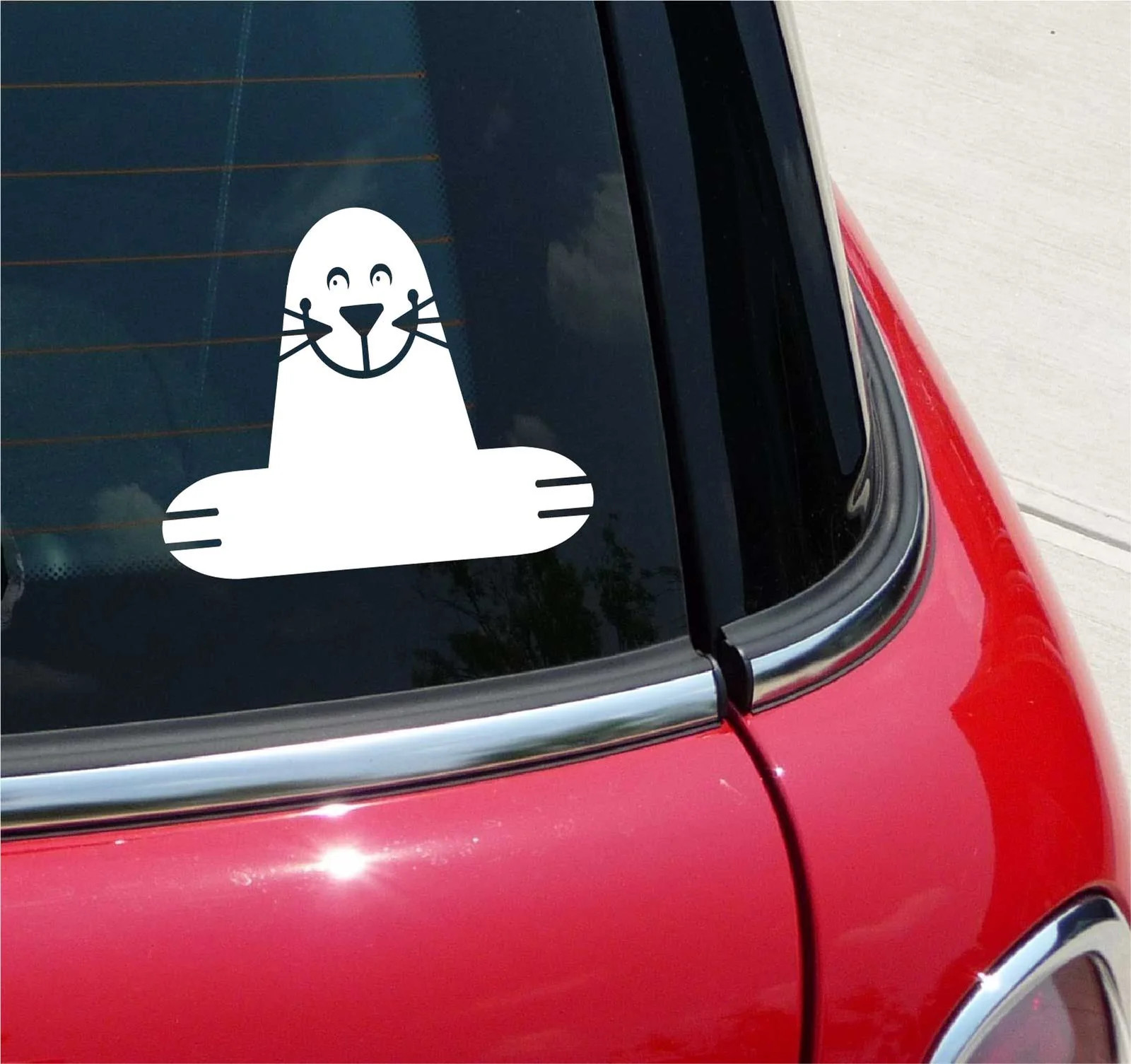 HAPPY SEAL SEALS GRAPHIC DECAL STICKER ART CAR WALL