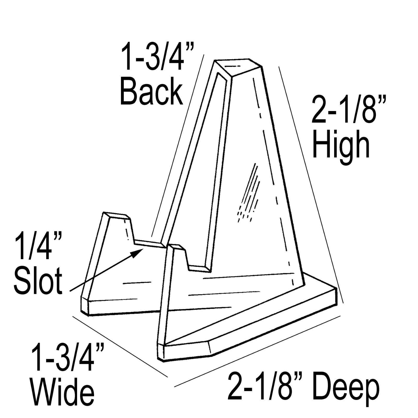 12 pcs Medium Clear Acrylic Display Stand Easels for Coins & Medals
