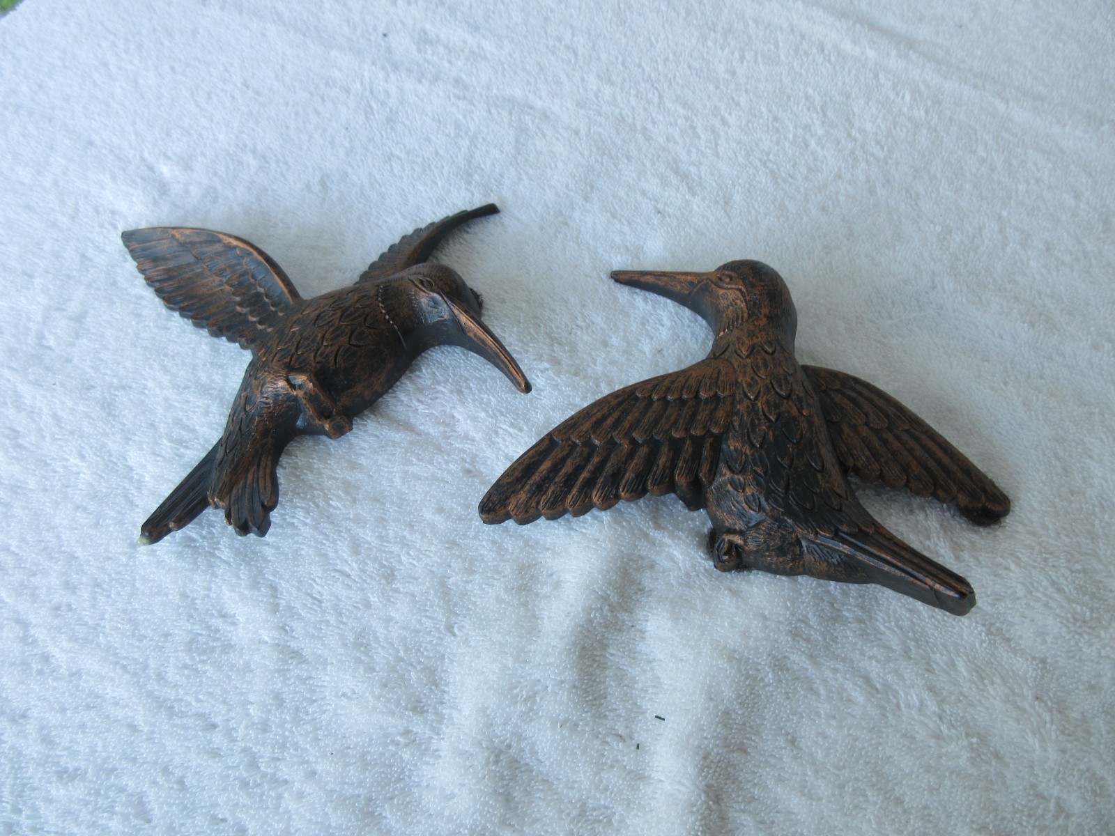 VINTAGE~ 2 Piece DART IND. Wall Decor Hummingbirds Wall Art~!!
