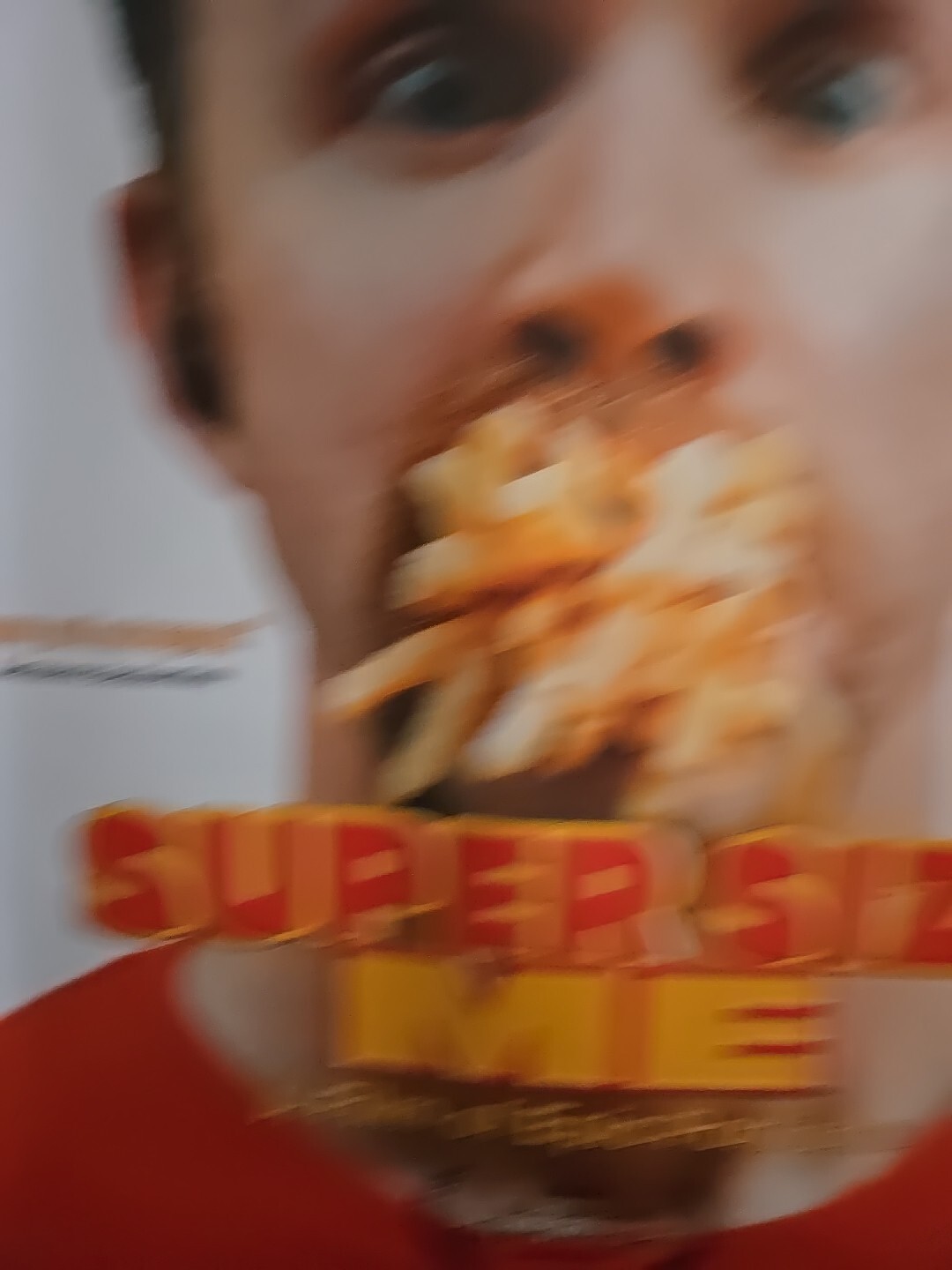 SUPER SIZE ME Original DVD Release Poster 26 In x40 In USED Good Condition