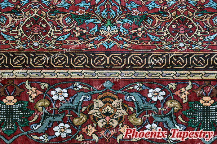 Moroccan Style III Tapestry Wall Hanging Jacquard Weave Art 100% Cotton 55&Prime;x67&Prime;