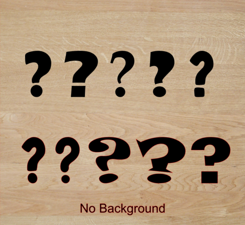 Question Mark Symbol Decal PICK SIZE COLOR DESIGN Vinyl Sticker Car Window Phone