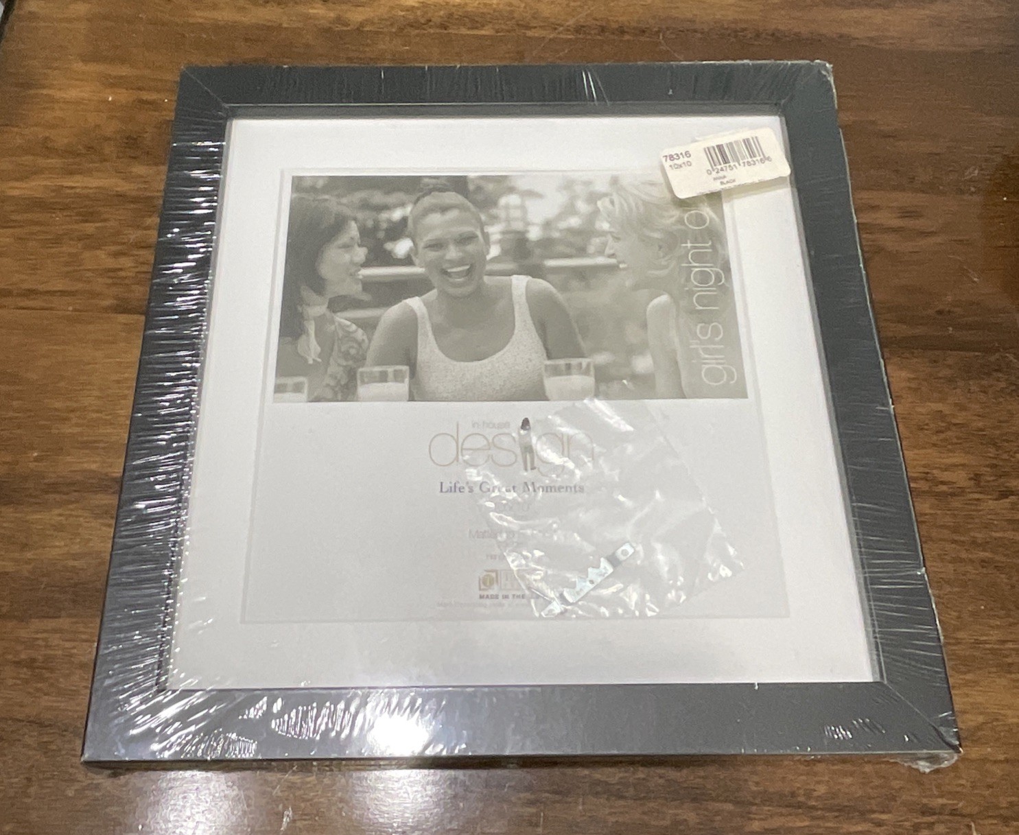 10”x10” Matted Photo Frame Hanging Fits 8”x8” Photo Timeless Frames Made In USA