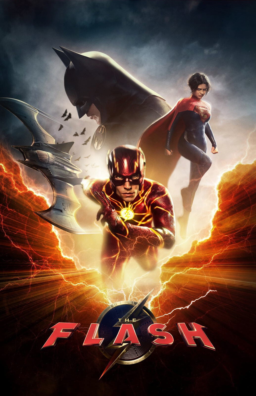 AA4759 The Flash Film By Andy Muschietti 2023 Team Movie Poster 11×17