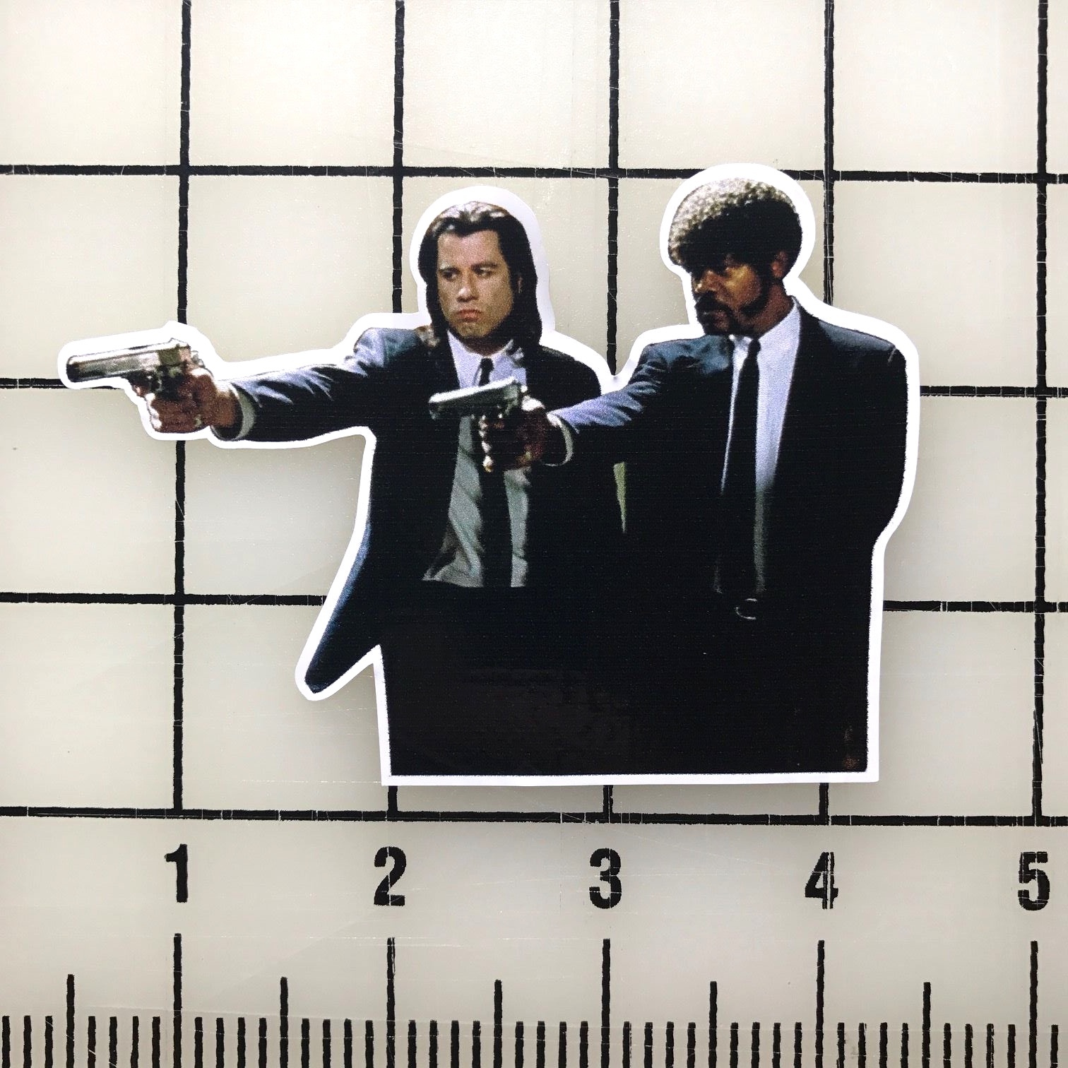 Pulp Fiction 4&Prime; Wide Vinyl Decal Sticker BOGO