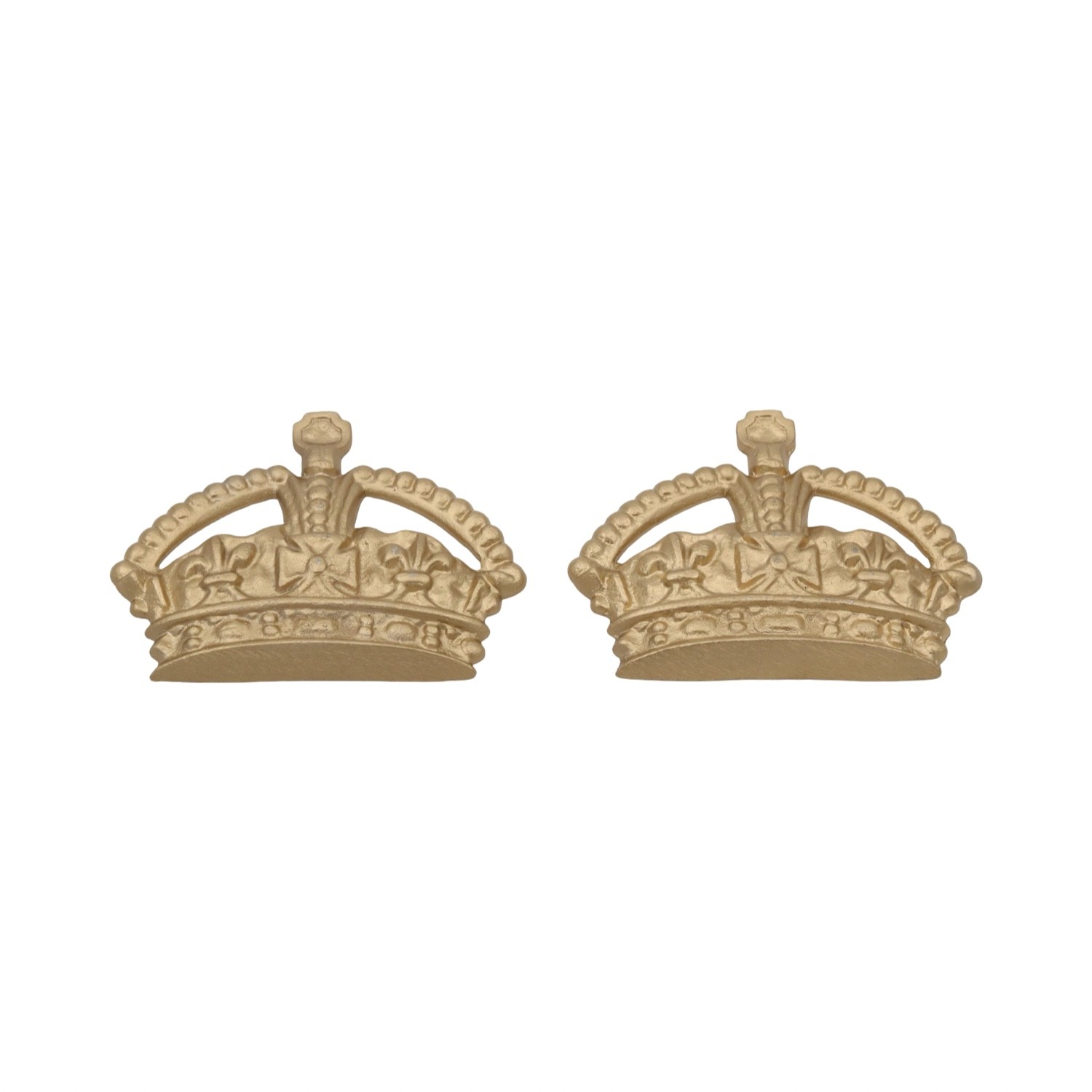 English Phone Booth Emblem Gold or Red Royal Crown Box Set of Two